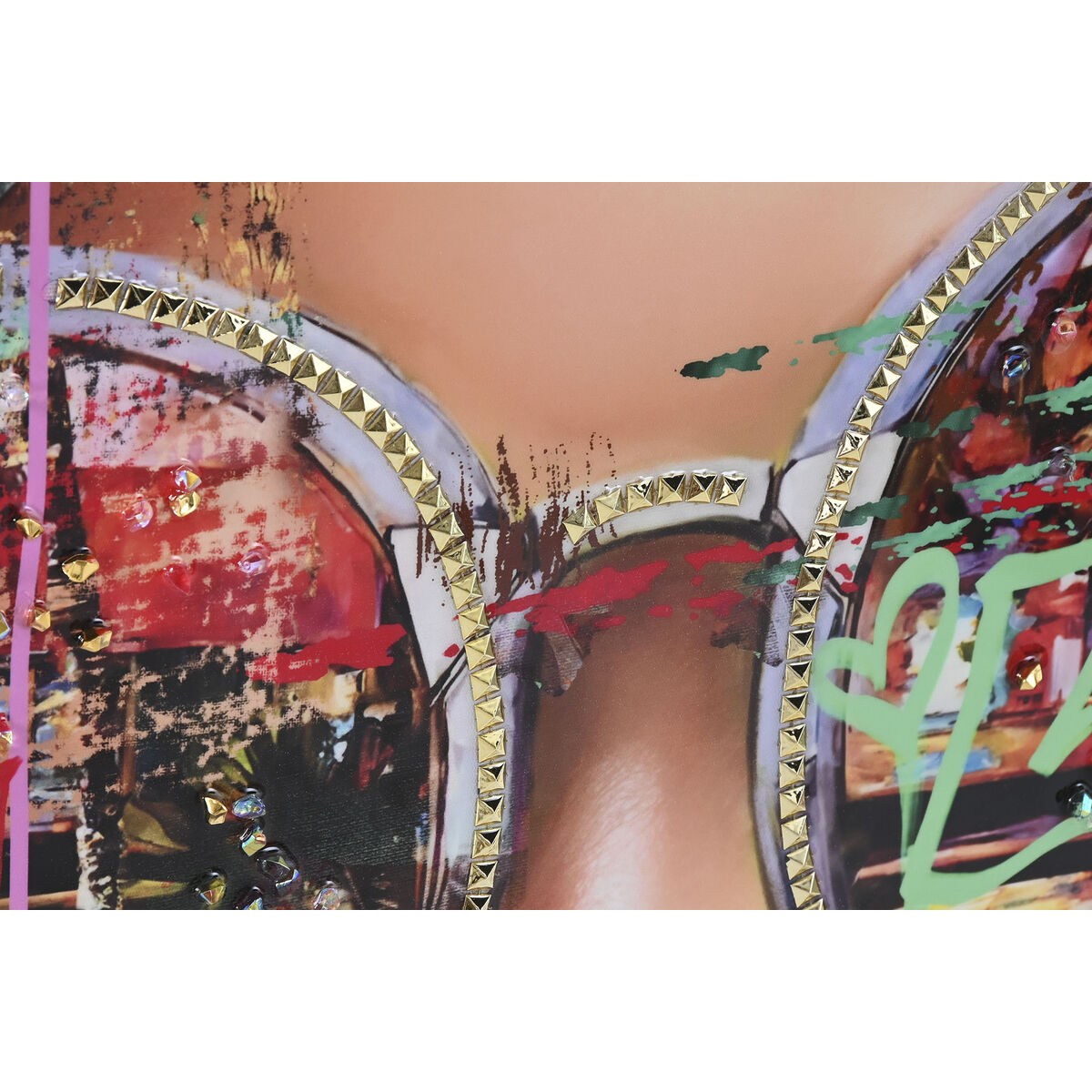 Lienzo Home ESPRIT Poliestireno Lienzo 82 x 4 x 82 cm