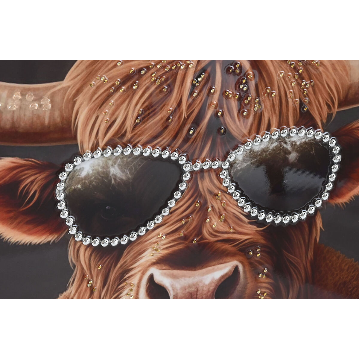 Lienzo Home ESPRIT Lienzo Madera MDF 82 x 4,5 x 82 cm