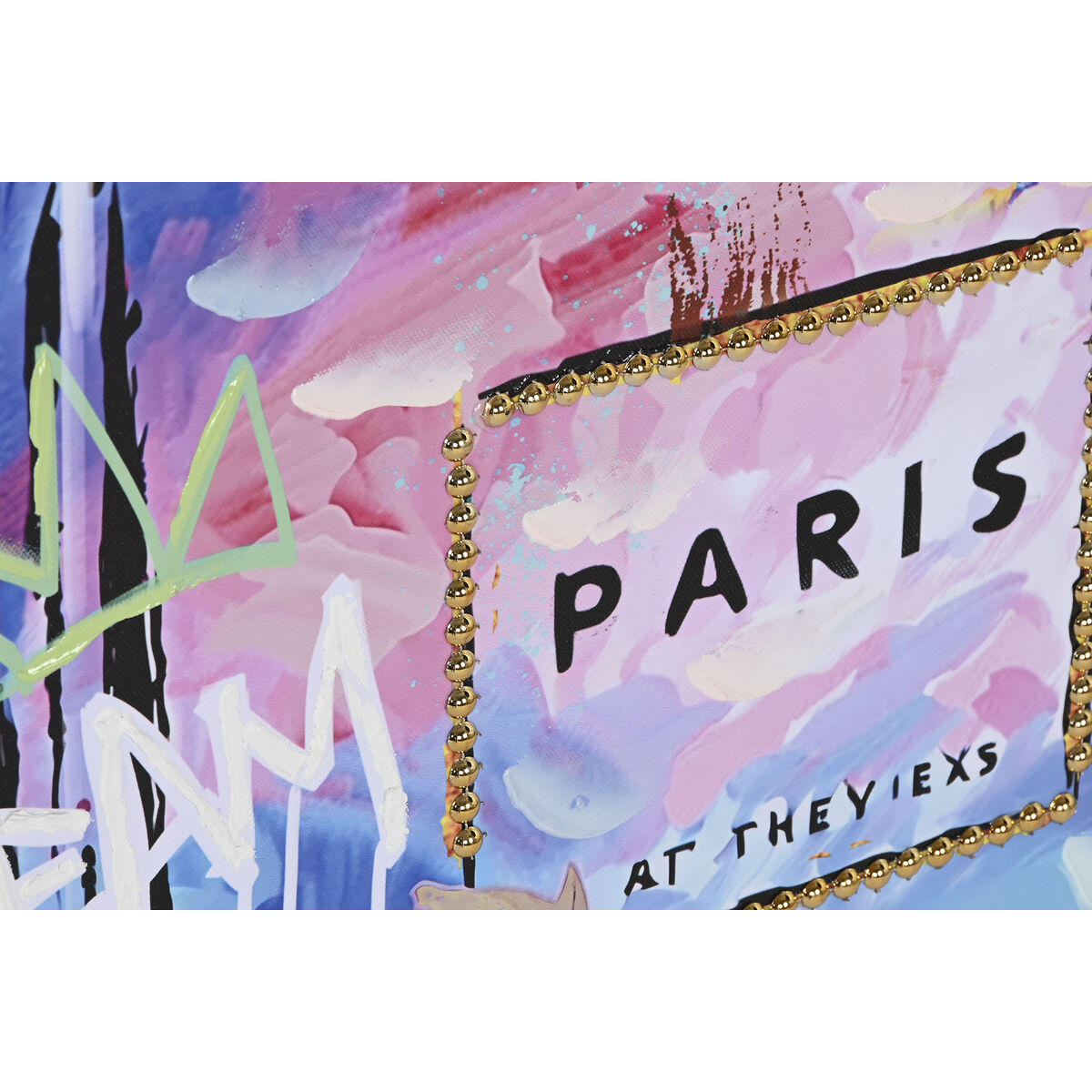 Lienzo Home ESPRIT Lienzo Madera MDF 60 x 2,5 x 90 cm