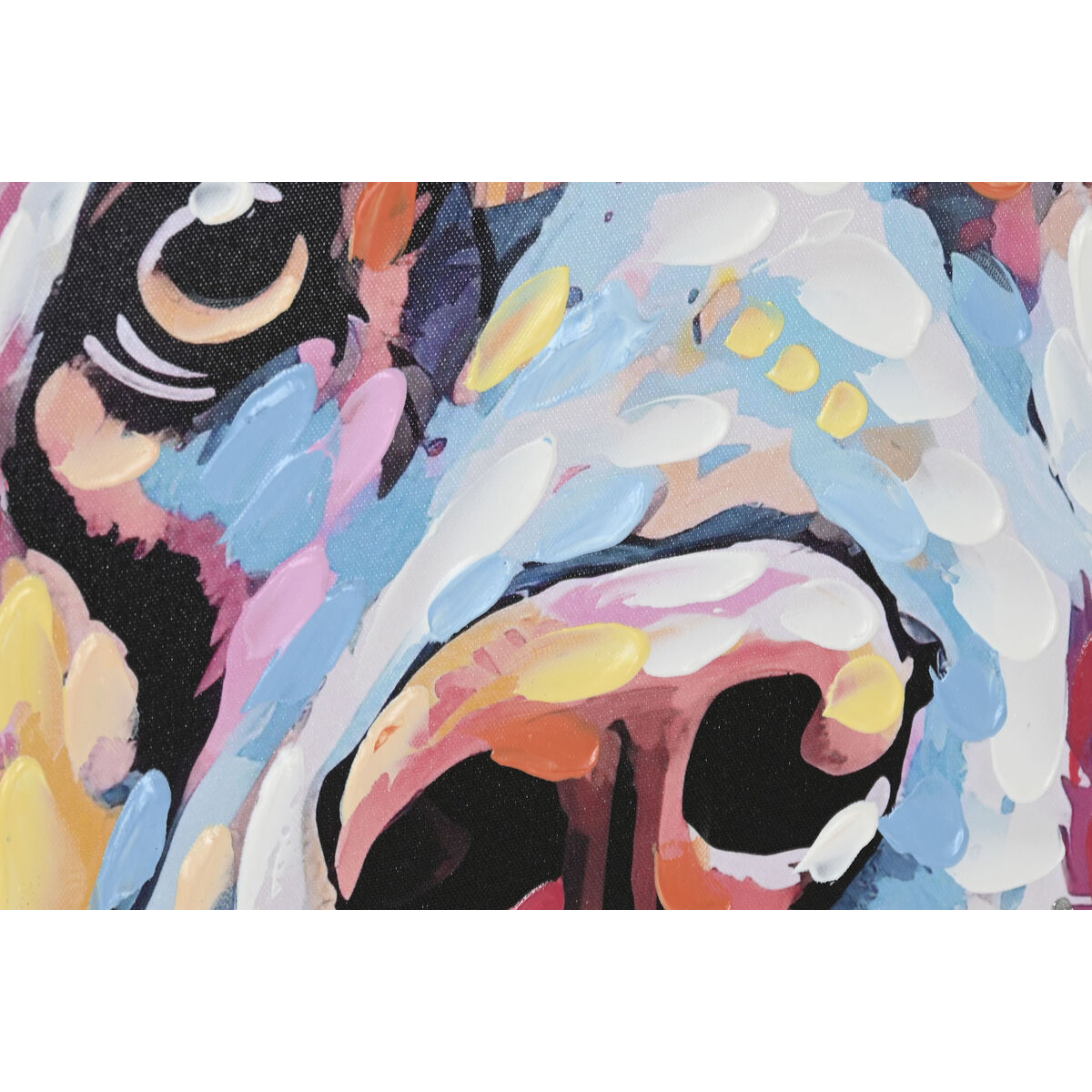 Lienzo Home ESPRIT Lienzo Madera MDF 80 x 3 x 80 cm