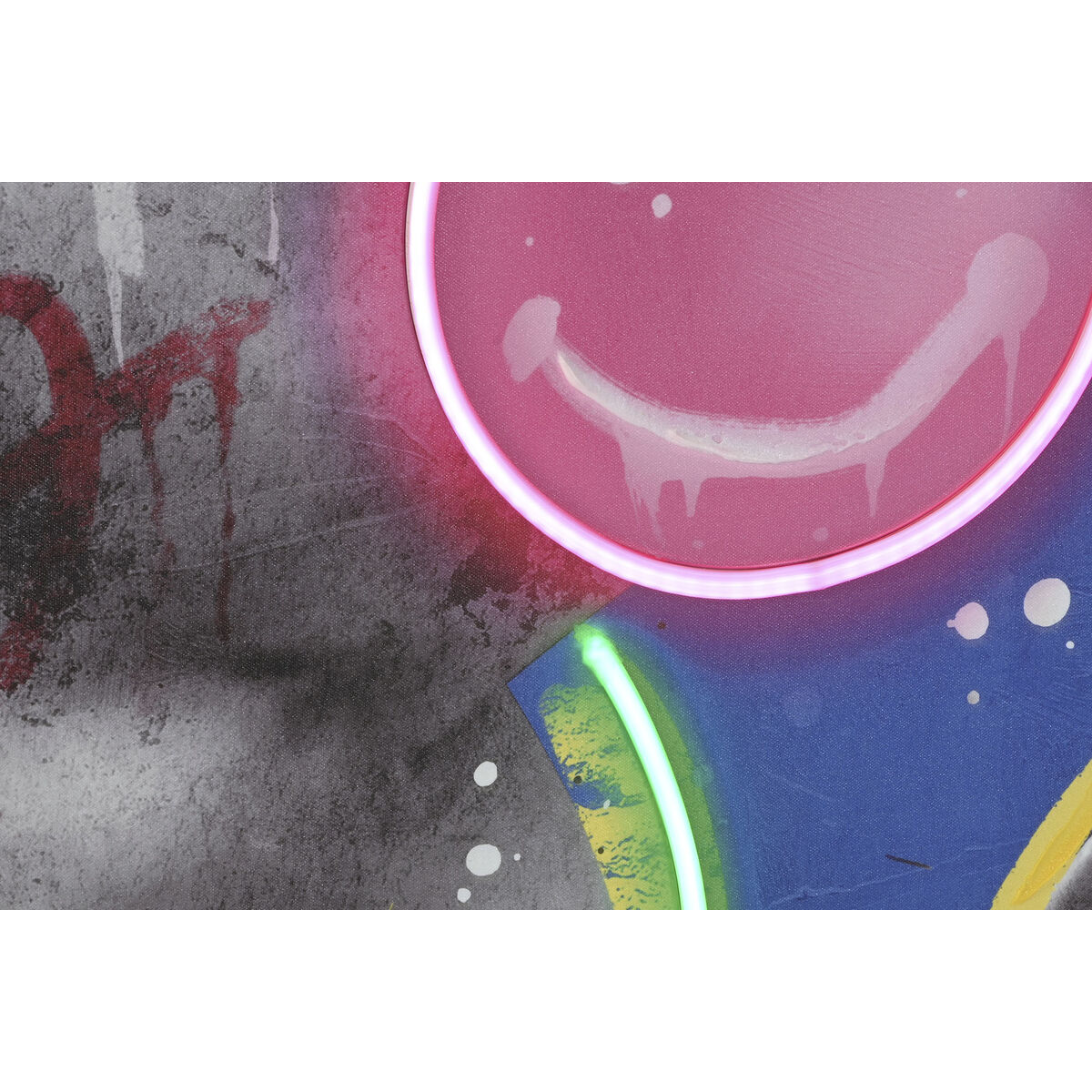 Cuadro con LED Home ESPRIT Moderno Mitológico 83 x 3 x 123 cm (2 Unidades)