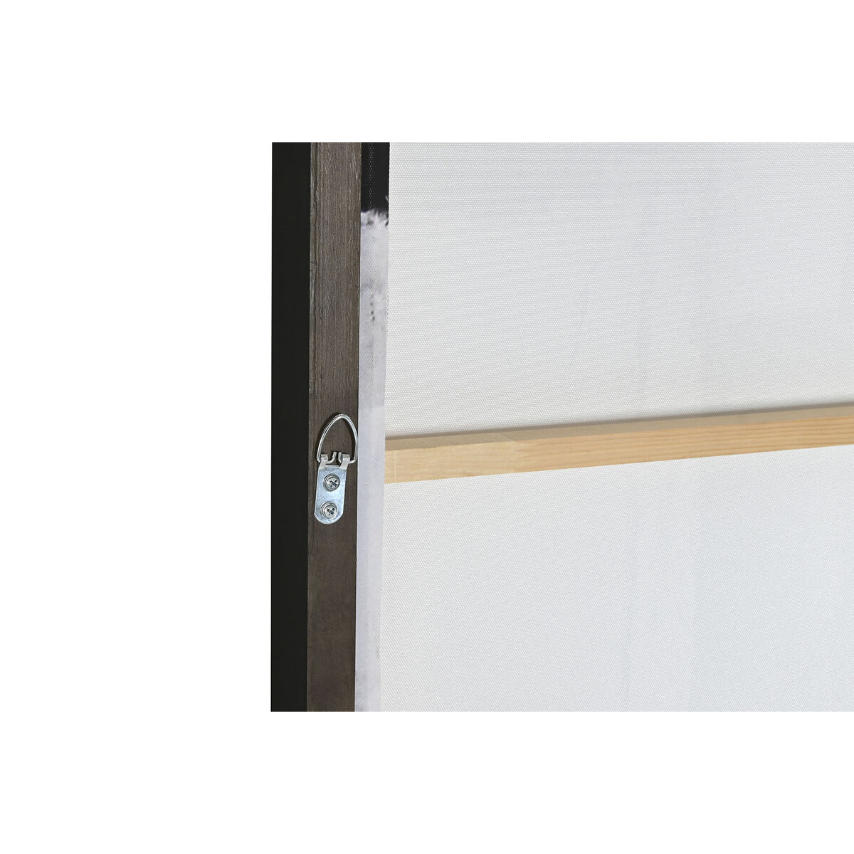 Cuadro Home ESPRIT Blanco Negro Abstracto 123 x 4,3 x 183 cm (2 Unidades)