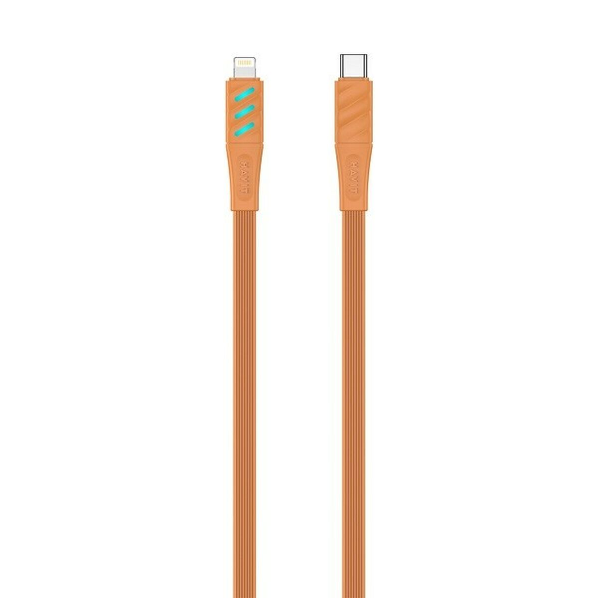 Cable USB-C a Lightning Havit CB6255 Naranja 1 m