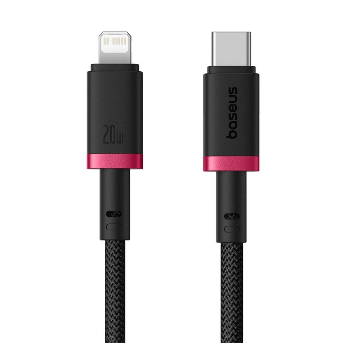 Cable USB-C a Lightning Baseus P10377800U01-01 Negro Rojo 1 m