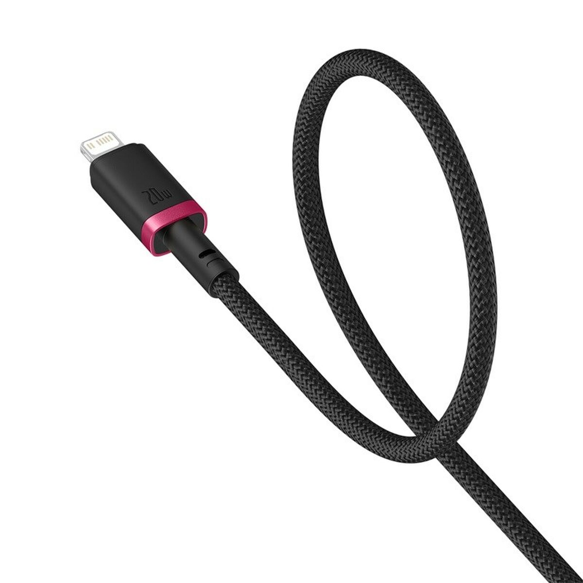 Cable USB-C a Lightning Baseus P10377800U01-01 Negro Rojo 1 m