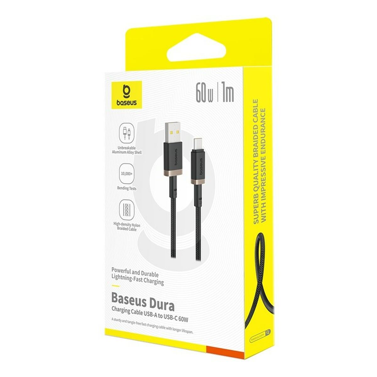 Cable USB A a USB-C Baseus P10377802U01-00 Negro Oro 1 m