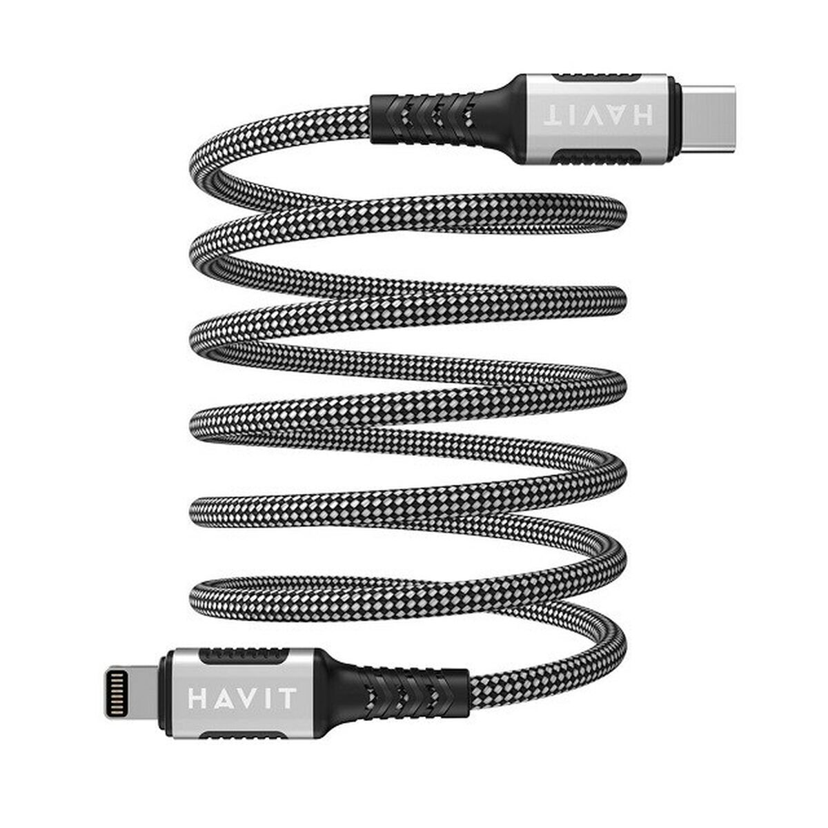 Cable USB-C a Lightning Havit CB6298 Negro 1 m