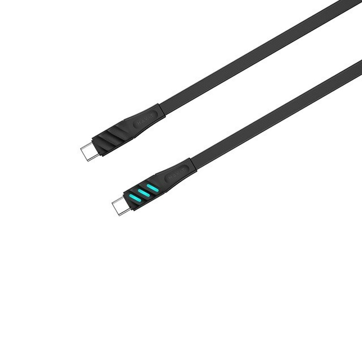Cable USB-C a USB-C Havit CB6255 Negro 1 m