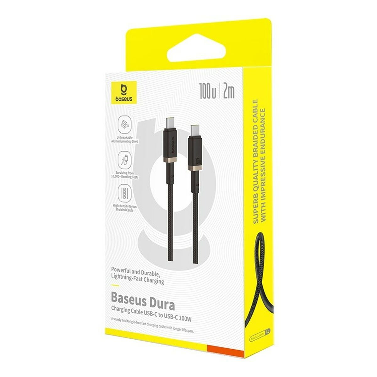 Cable USB-C a USB-C Baseus P10377803U01-02 Negro Oro 2 m