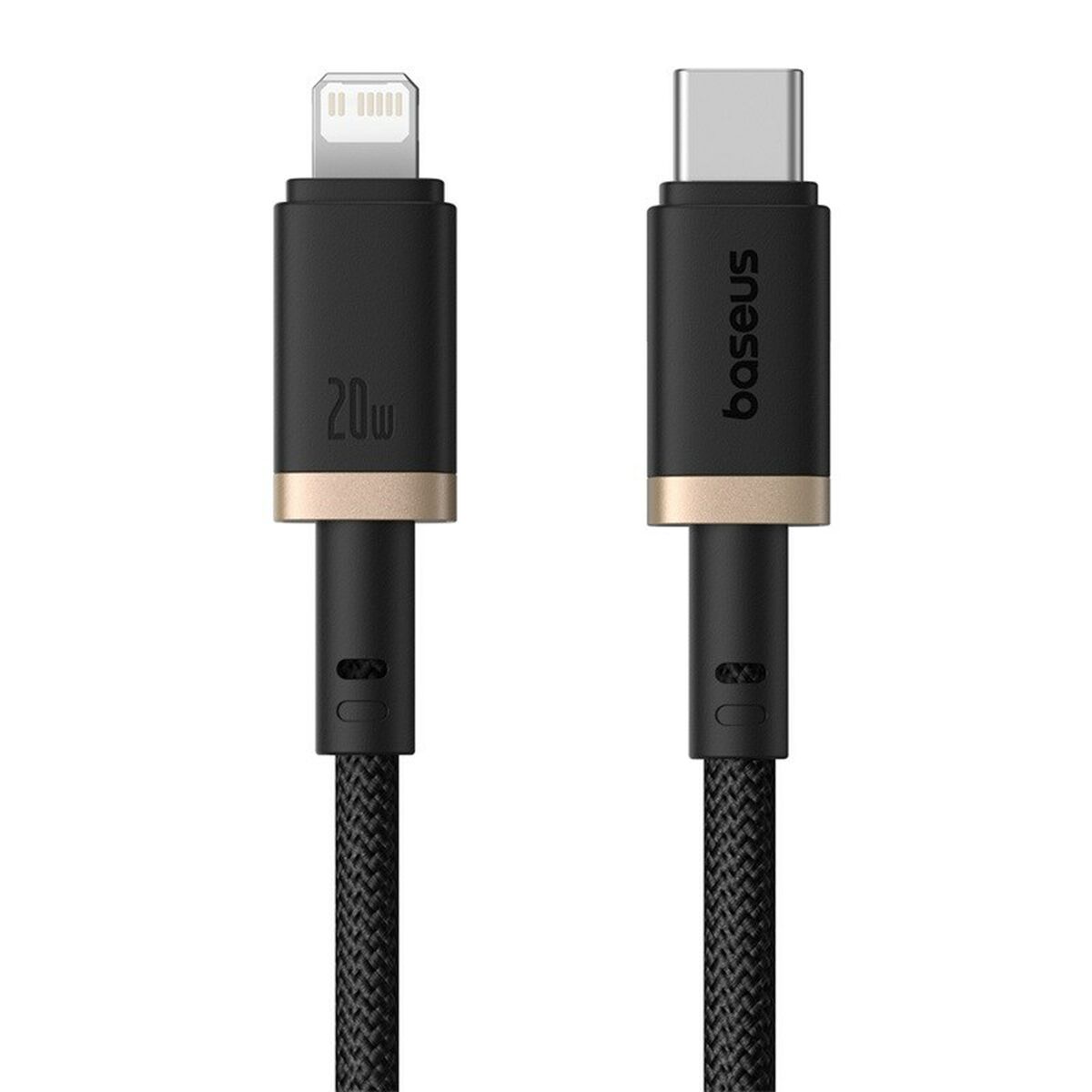 Cable USB-C a Lightning Baseus P10377800U01-00 Negro Oro 1 m