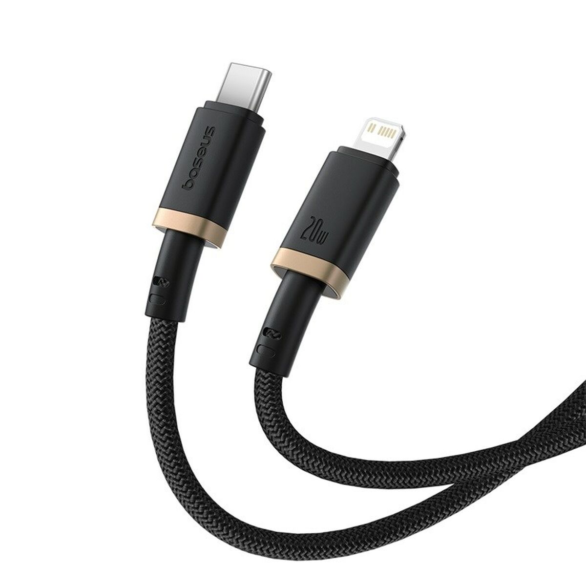 Cable USB-C a Lightning Baseus P10377800U01-00 Negro Oro 1 m
