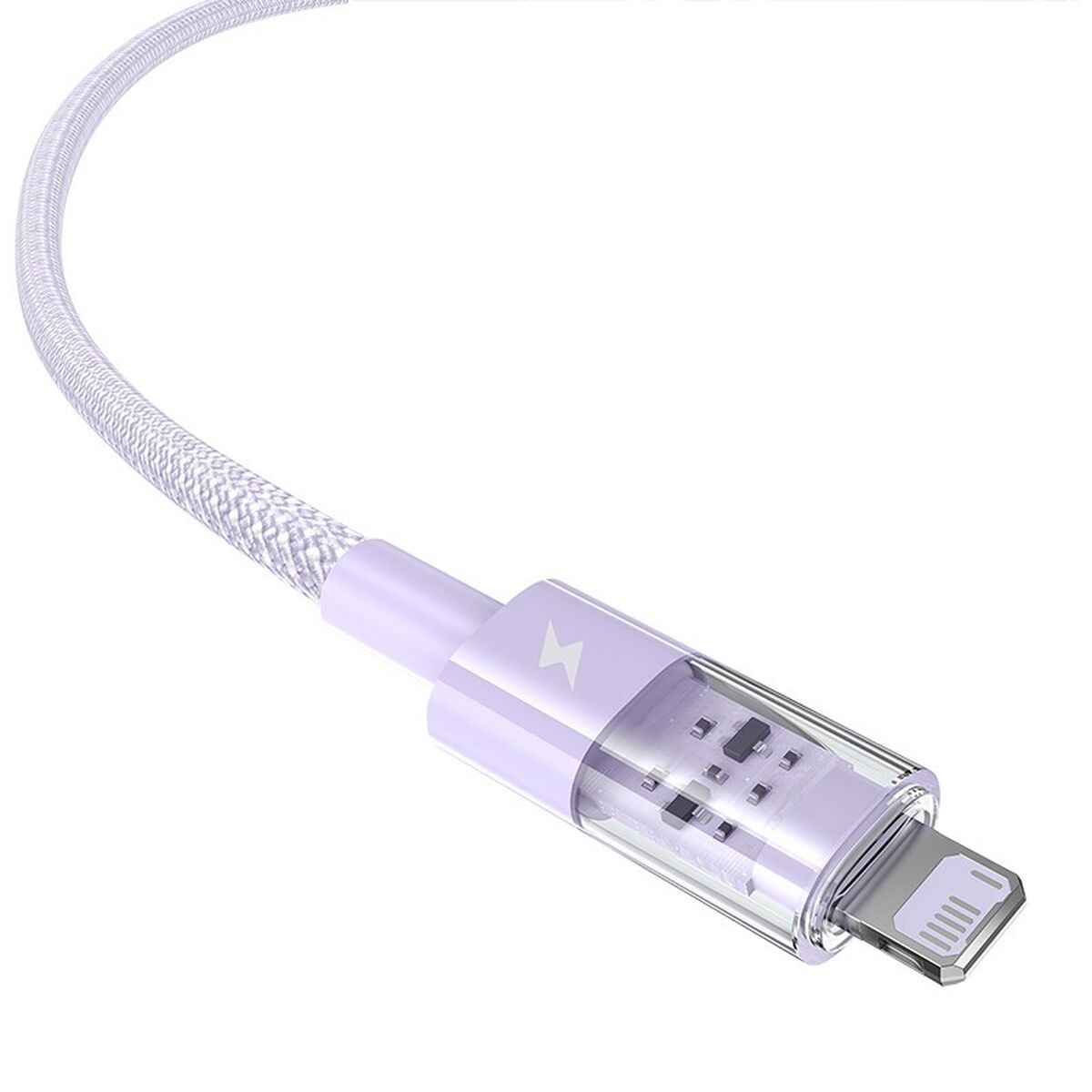 Cable USB a Lightning Baseus P10373003511-01 Púrpura 2 m