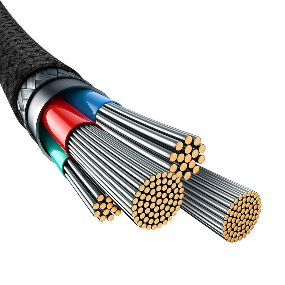 Cable USB A a USB-C Baseus P10355801111-00 Negro 1 m