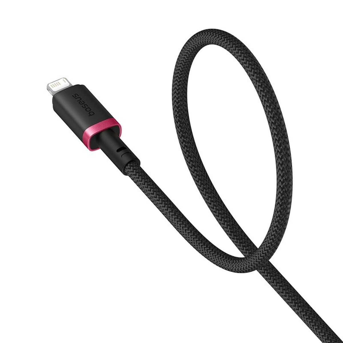 Cable USB a Lightning Baseus P10377801U01-01 Negro Rojo 1 m