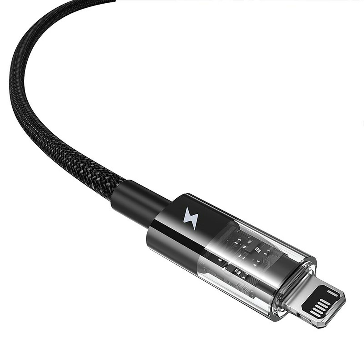 Cable USB a Lightning Baseus P10373003111-01 Negro 2 m