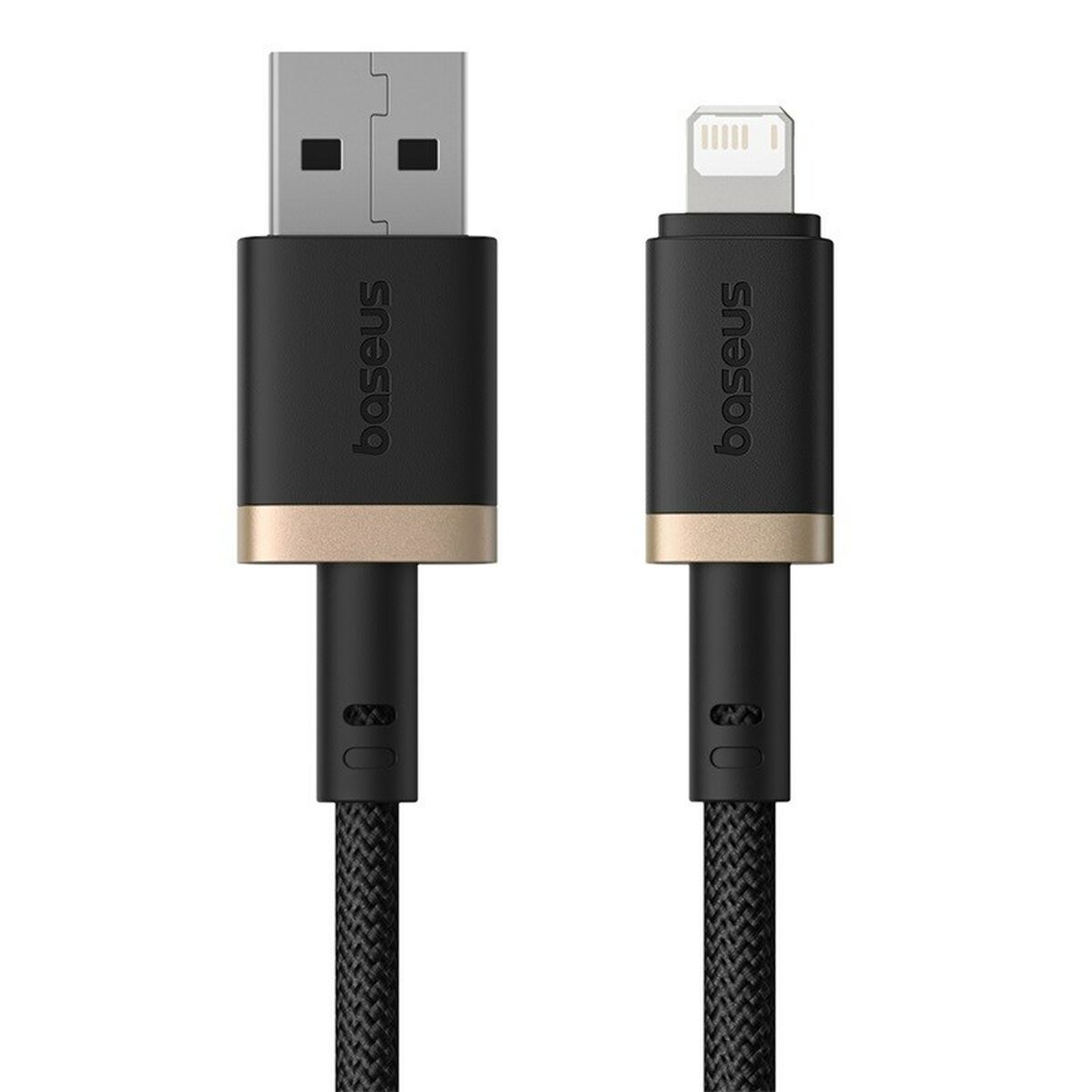 Cable USB a Lightning Baseus P10377801U01-02 Negro Oro 2 m