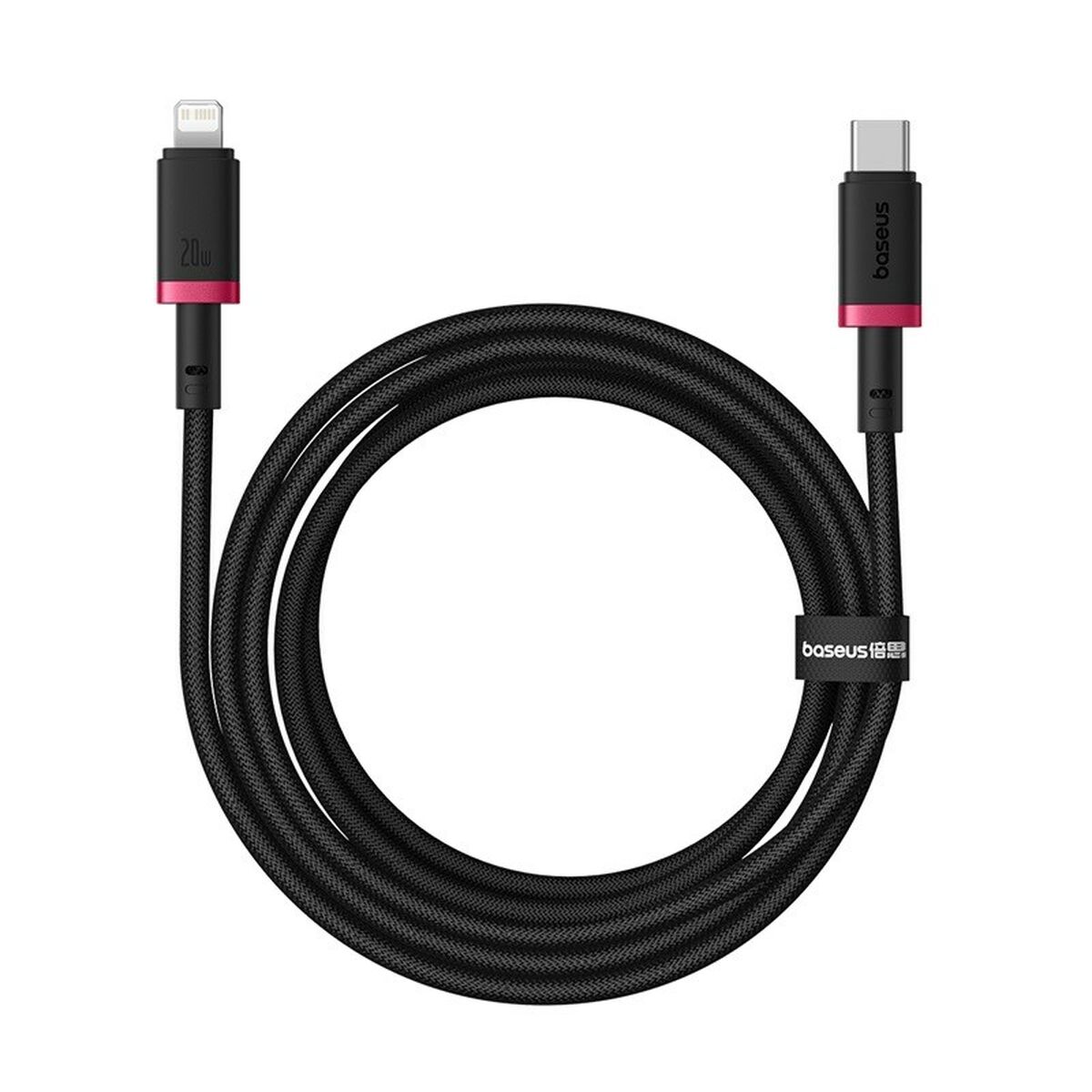 Cable USB-C a Lightning Baseus P10377800U01-03 Negro Rojo 2 m