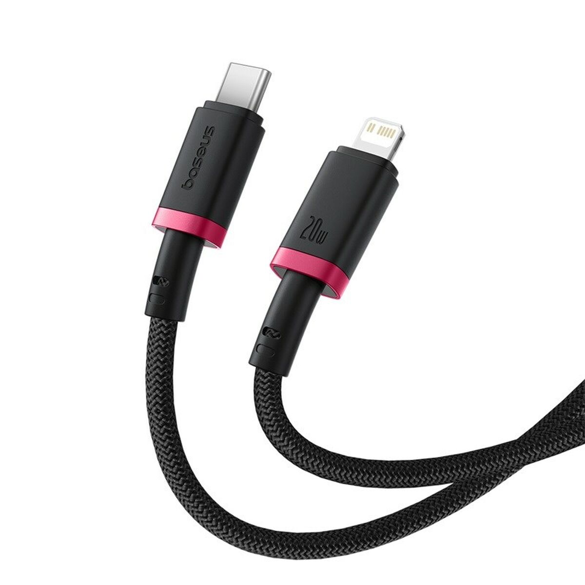 Cable USB-C a Lightning Baseus P10377800U01-03 Negro Rojo 2 m