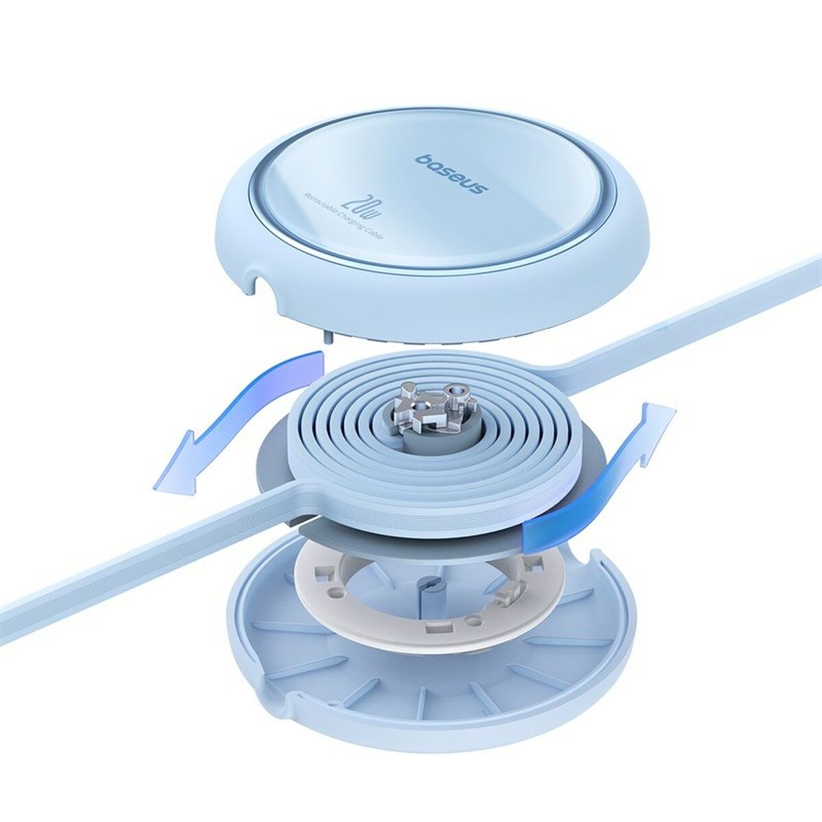 Cable USB-C a Lightning Baseus P10364501311-00 Azul 1 m