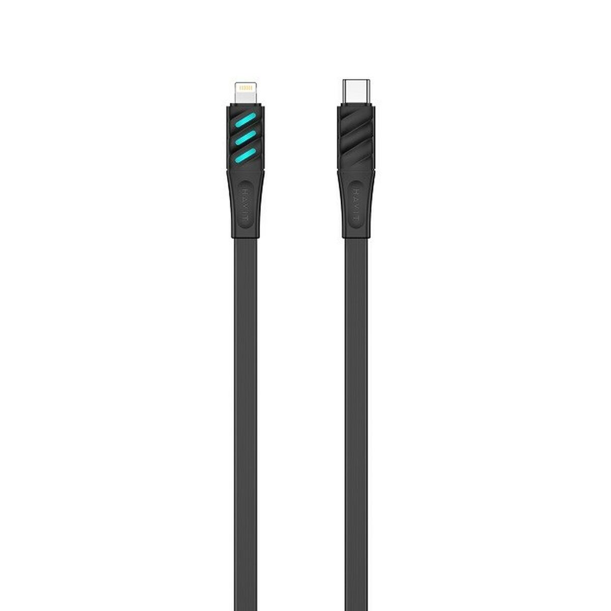 Cable USB-C a Lightning Havit CB6255 Negro 1 m