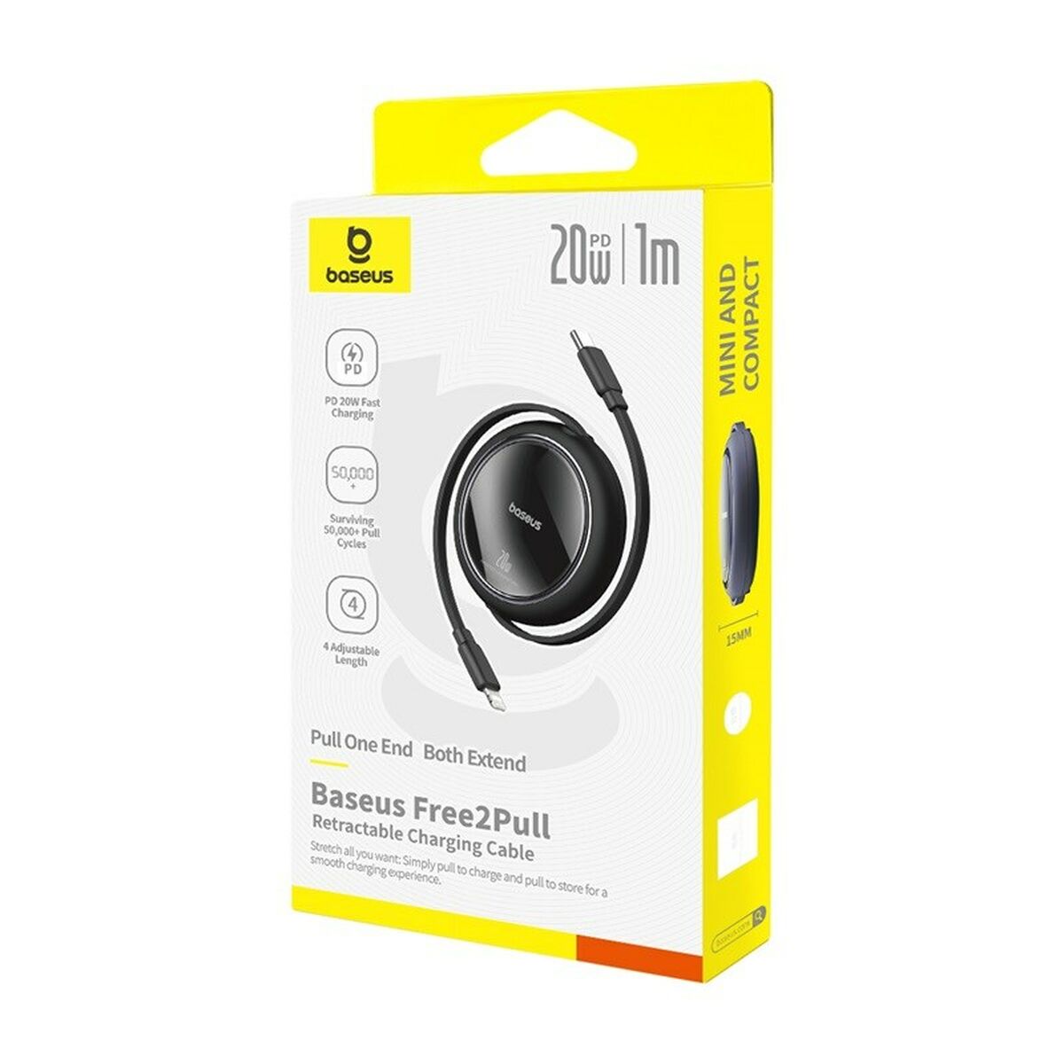 Cable USB-C a Lightning Baseus P10364501111-00 Negro 1 m