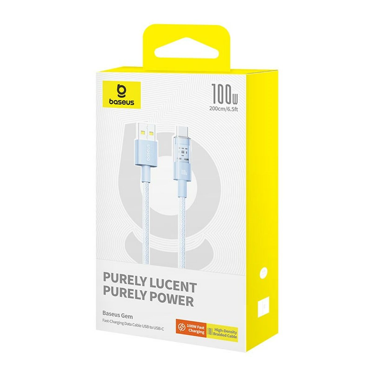 Cable USB A a USB-C Baseus P10373002311-01 Azul 2 m