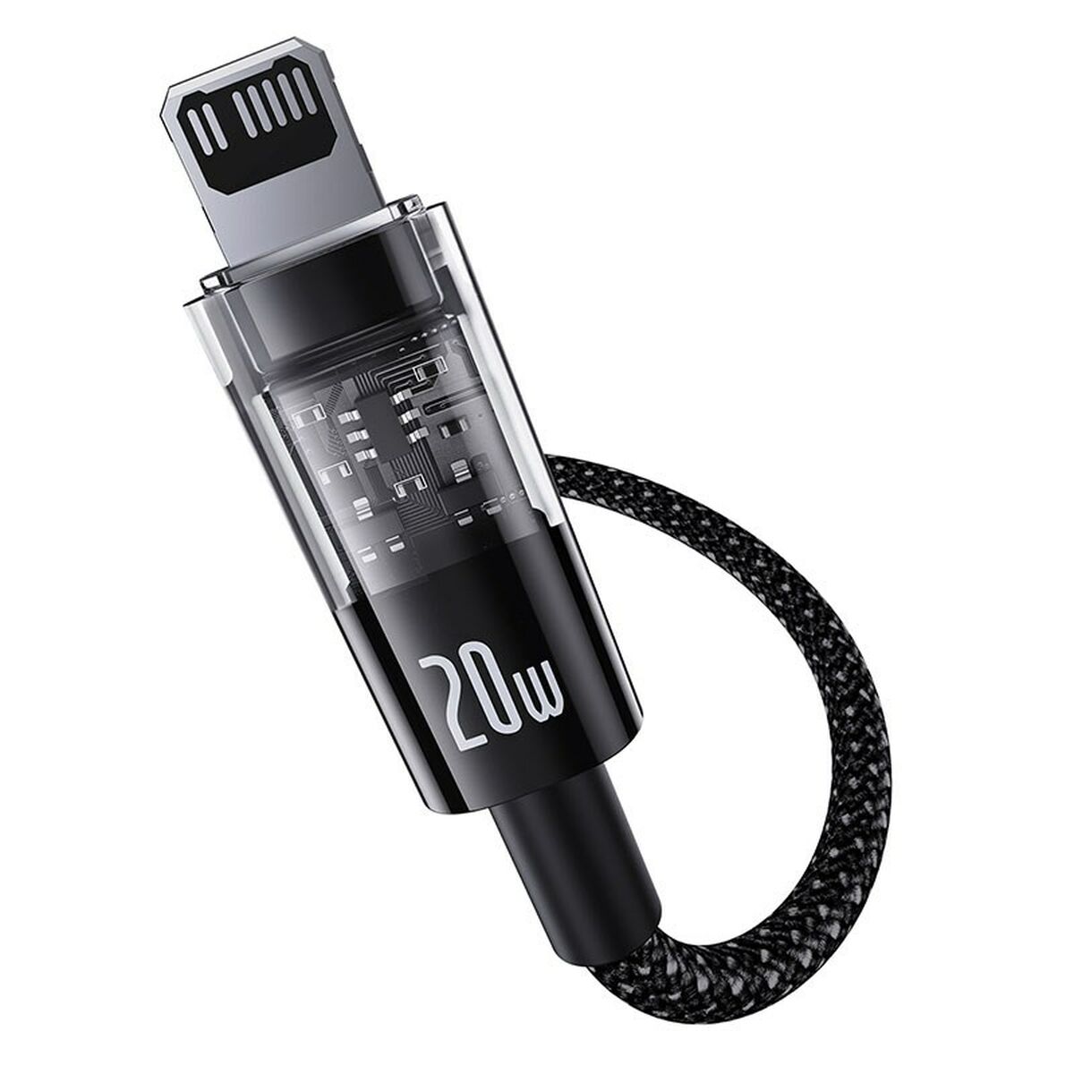 Cable USB-C a Lightning Baseus P10373001111-00 Negro 1 m