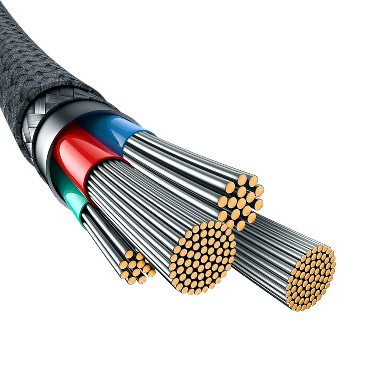 Cable USB A a USB-C Baseus P10355801221-01 Blanco 2 m