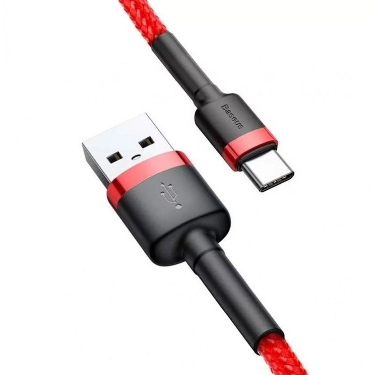 Cable USB A a USB-C Baseus CATKLF-U09 Negro Rojo 3 m