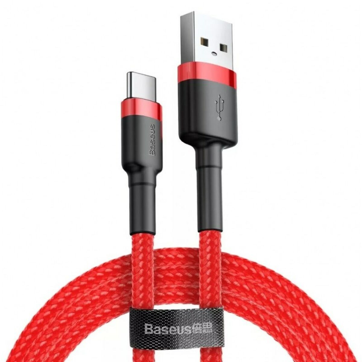 Cable USB A a USB-C Baseus CATKLF-U09 Negro Rojo 3 m