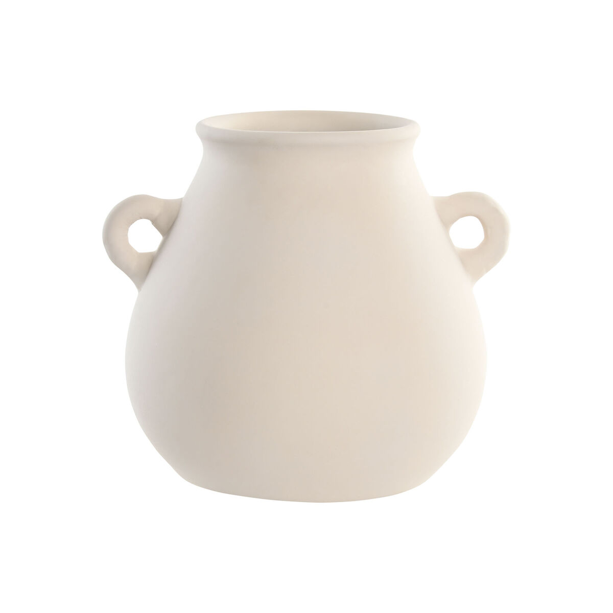 Jarrón Home ESPRIT Beige Terracota Estilo artesanal 29 x 25 x 25 cm