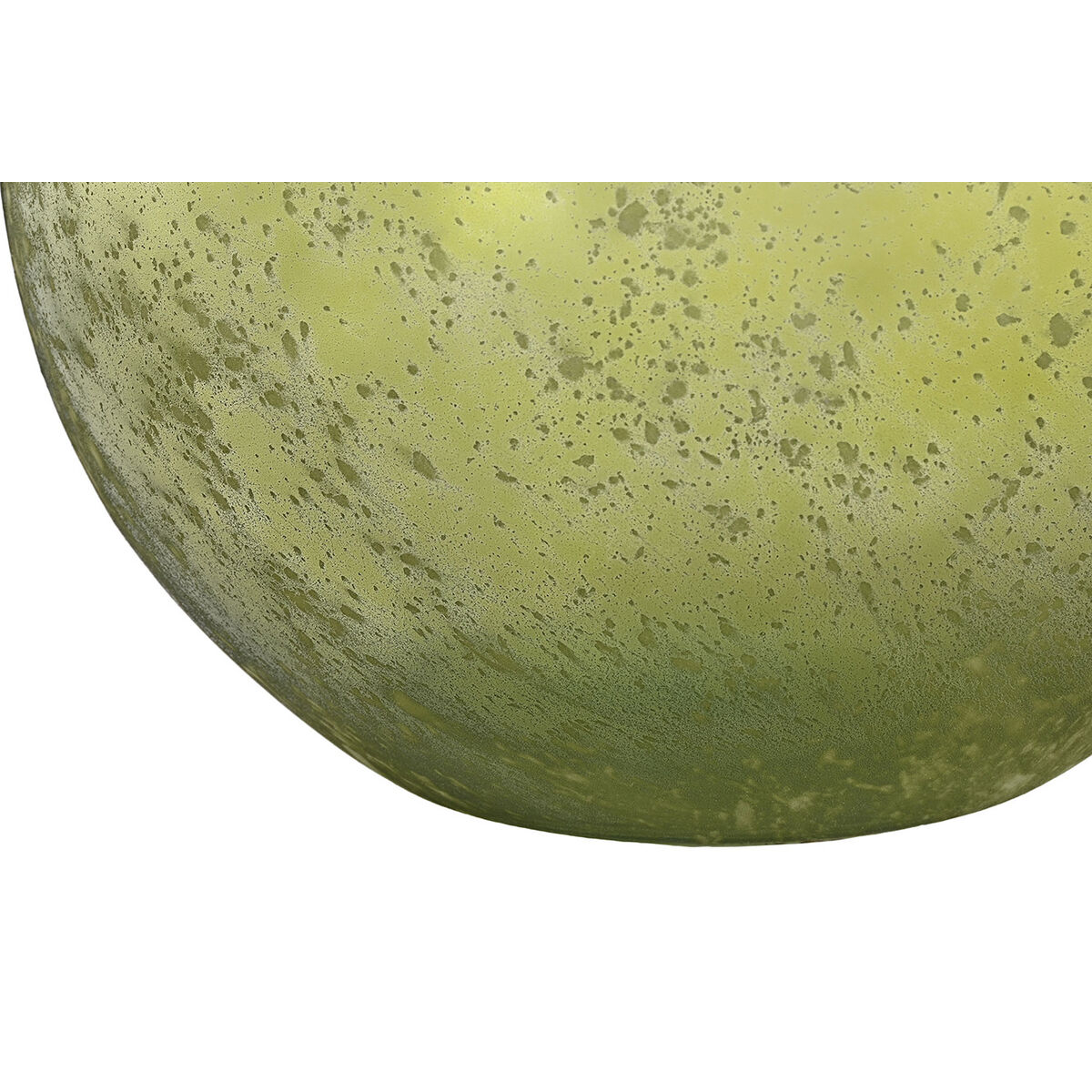 Jarrón Home ESPRIT Verde Cristal reciclado Acabado envejecido 29 x 29 x 43 cm