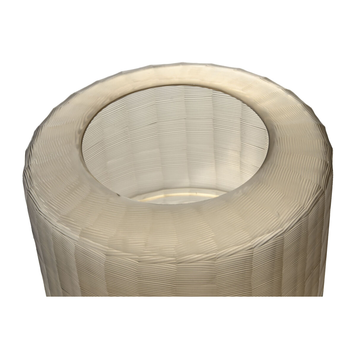 Jarrón Home ESPRIT Cristal Moderno 18 x 18 x 12 cm