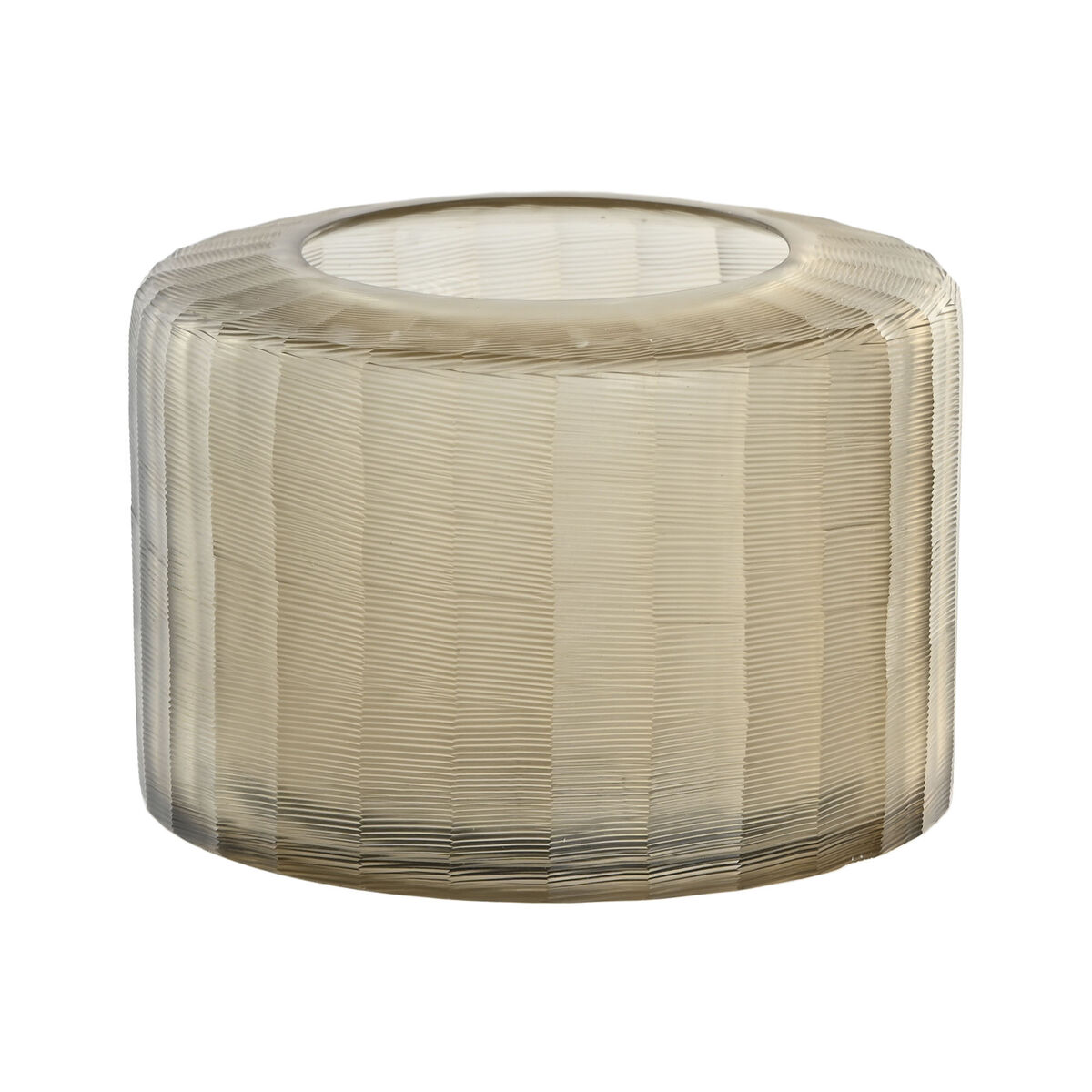 Jarrón Home ESPRIT Cristal Moderno 18 x 18 x 12 cm