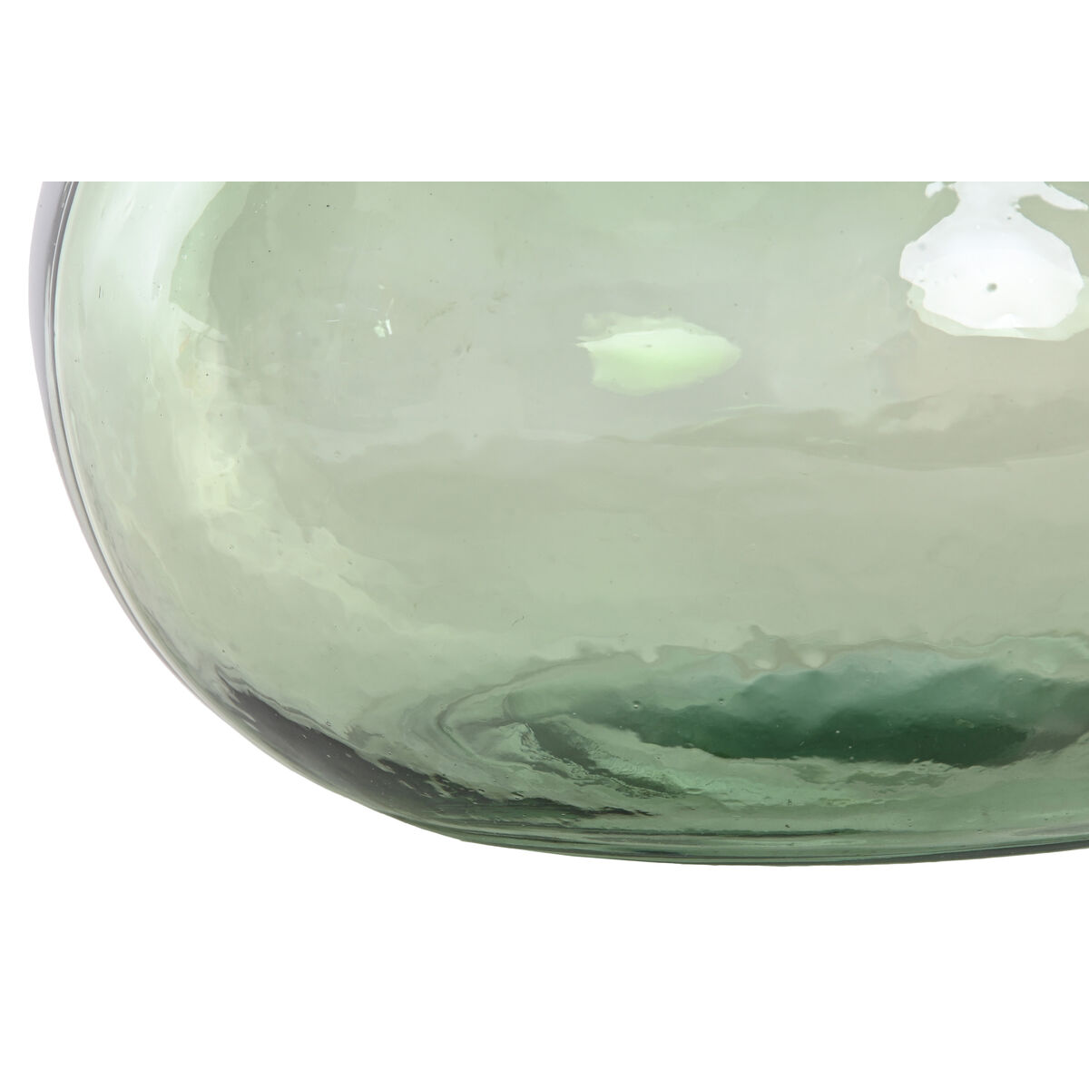 Jarrón Home ESPRIT Verde Cristal reciclado 31 x 31 x 32 cm