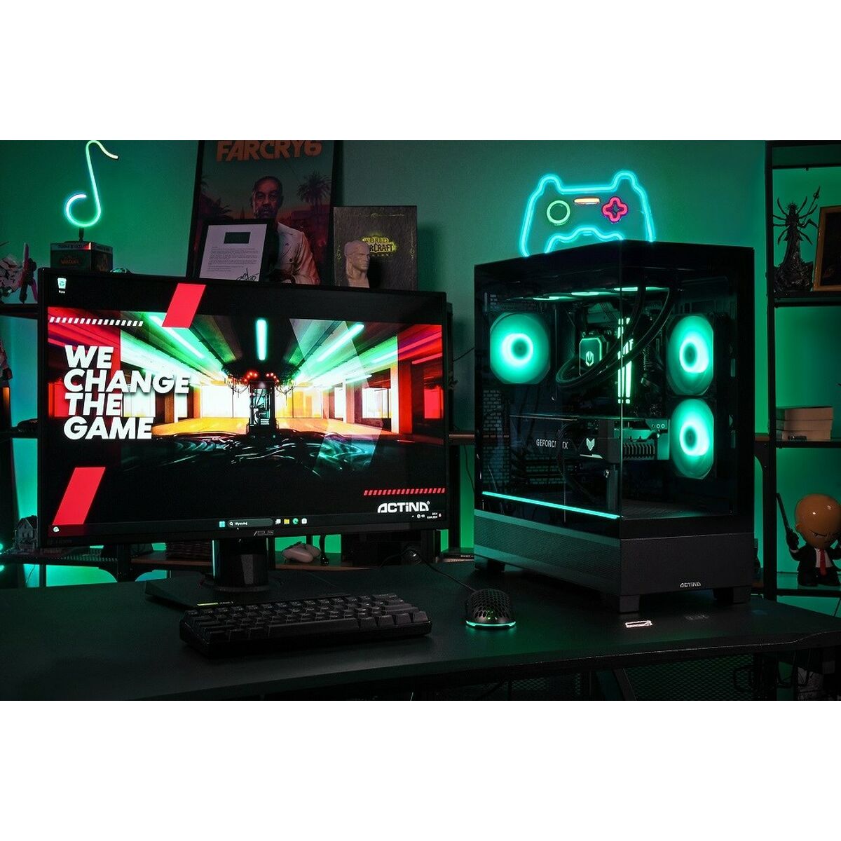 PC de Sobremesa Actina KOMACNGIP0308 32 GB RAM 2 TB SSD AMD Ryzen 7 9800X3D