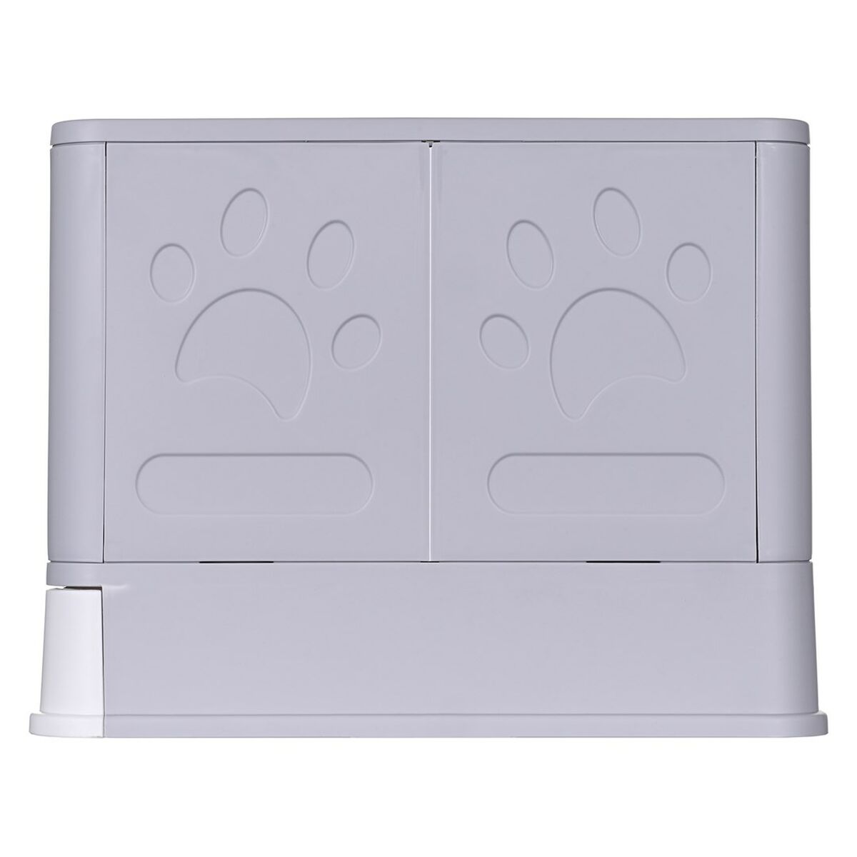 Arenero para Gatos Diamentiq Yoko Blanco Gris Plástico