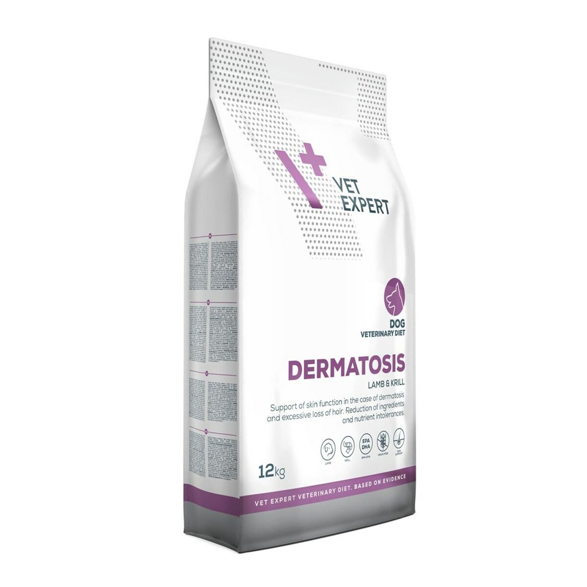 Pienso VETEXPERT Dermatosis Dog Lamb & Krill Cordero 12 kg