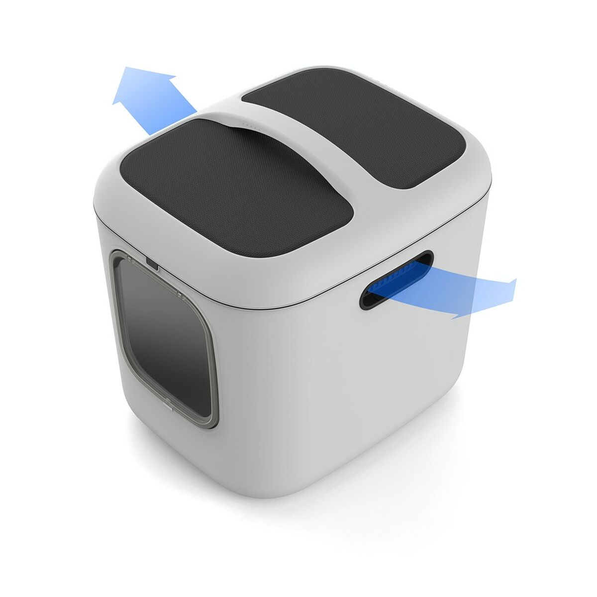 Arenero para Gatos Rotho Biala XL Blanco Plástico