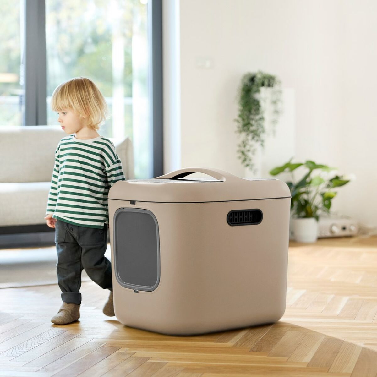 Arenero para Gatos Rotho Biala XL Cappuccino Plástico