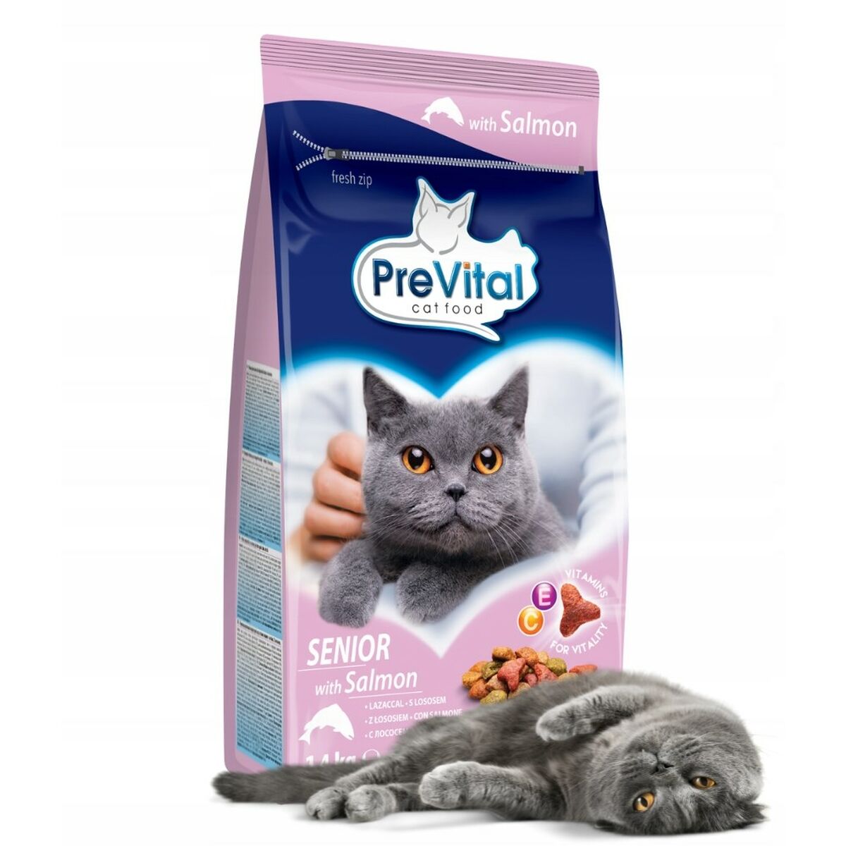 Pienso Prevital Salmón 1,4 Kg