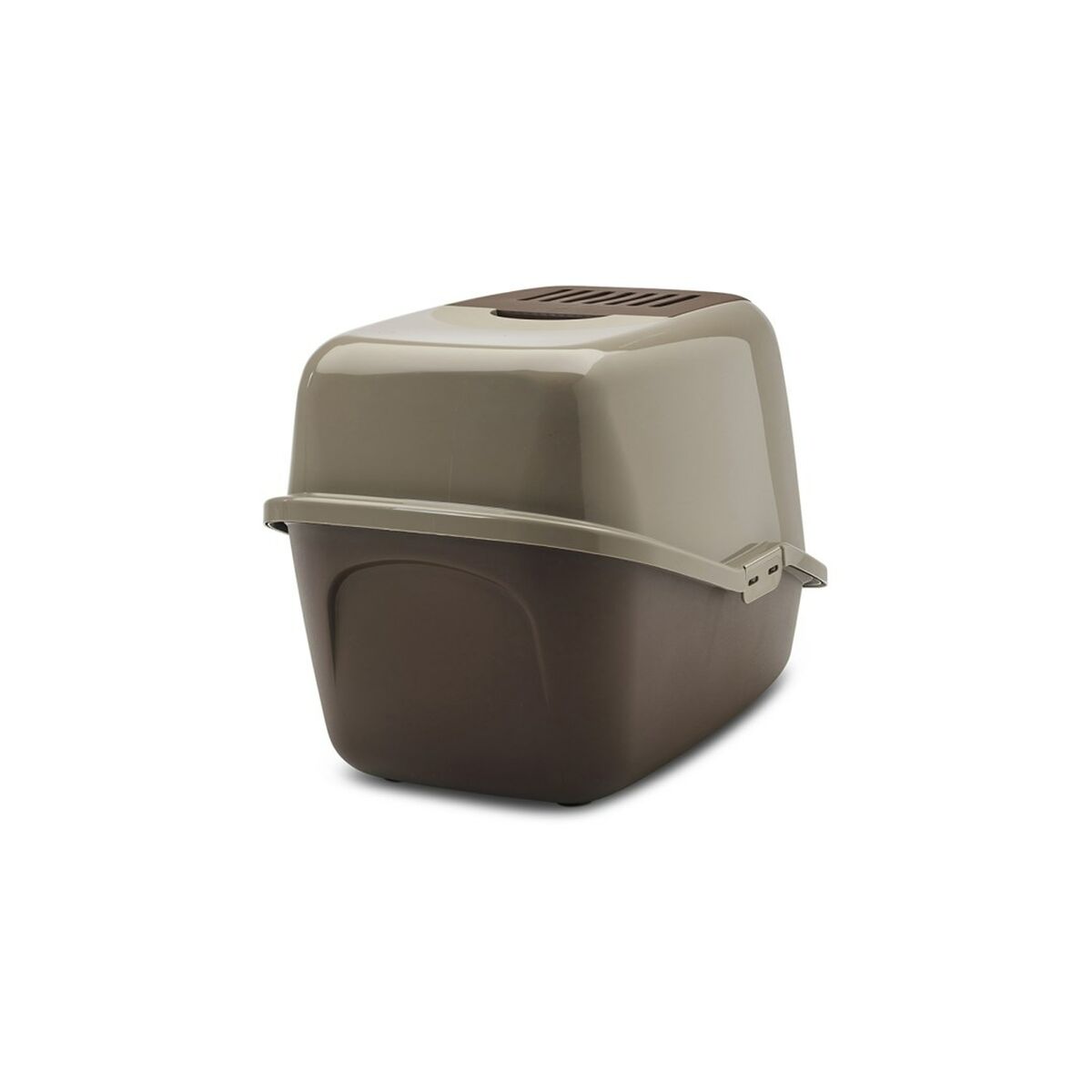 Arenero para Gatos Savic Nestor Gris Bronce Plástico