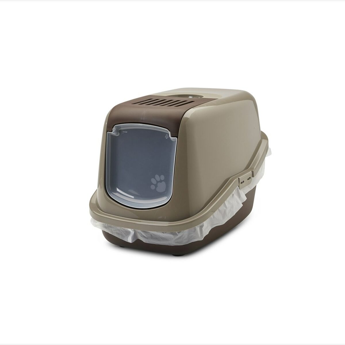 Arenero para Gatos Savic Nestor Gris Bronce Plástico