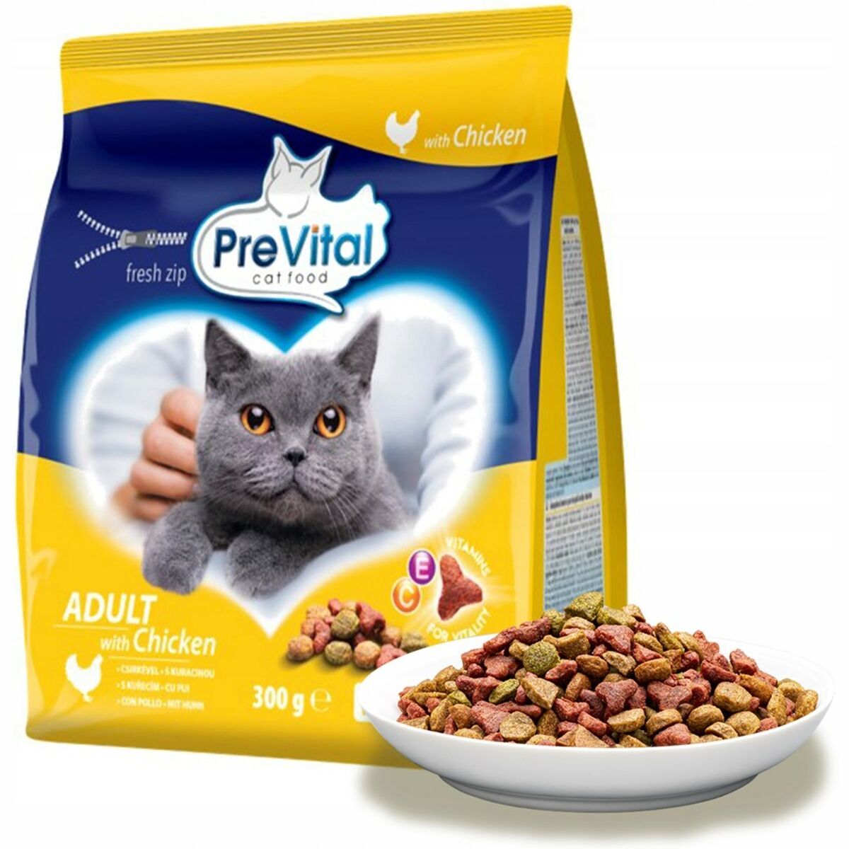 Pienso Prevital Pollo 300 g