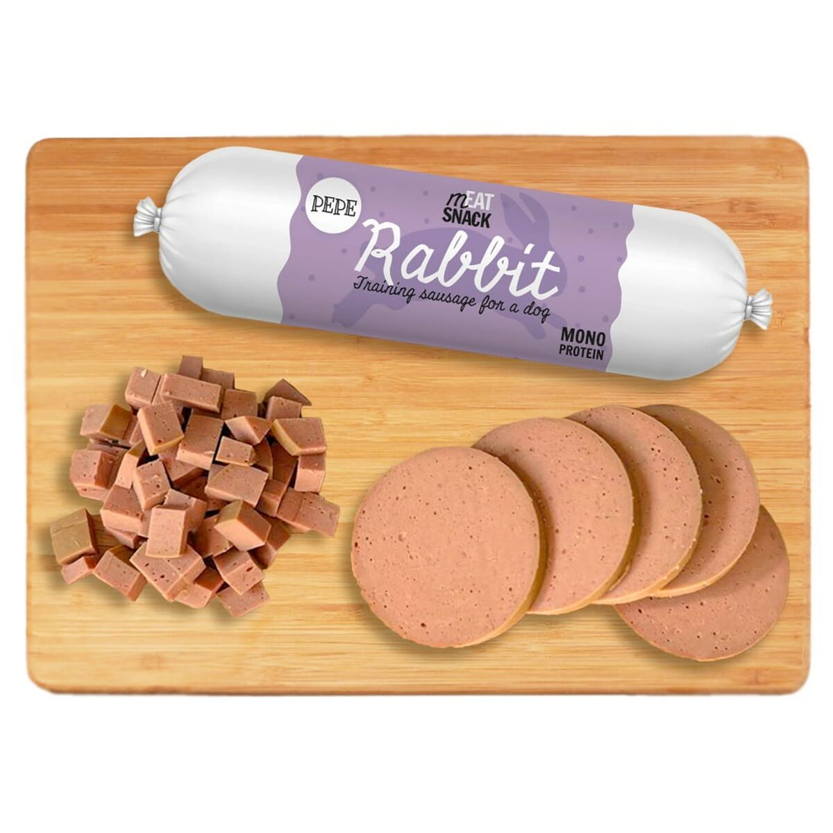Snack para Perros Paka Zwierzaka Pepe Sausage Rabbit Conejo 200 g