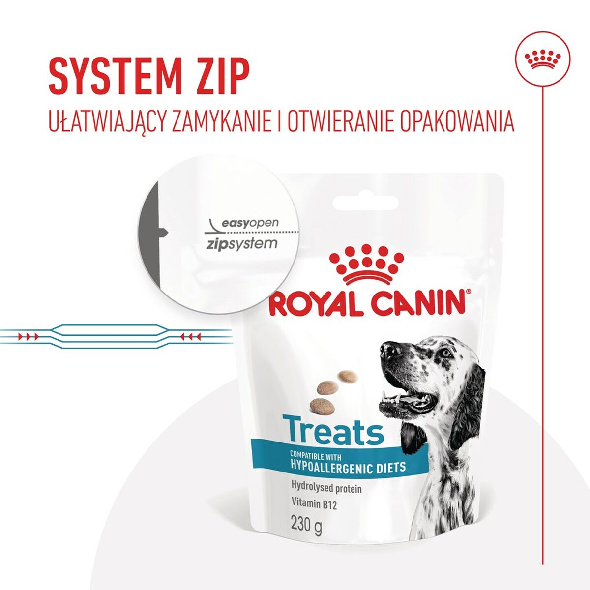 Snack para Perros Royal Canin Hypoallergenic Treats 230 g