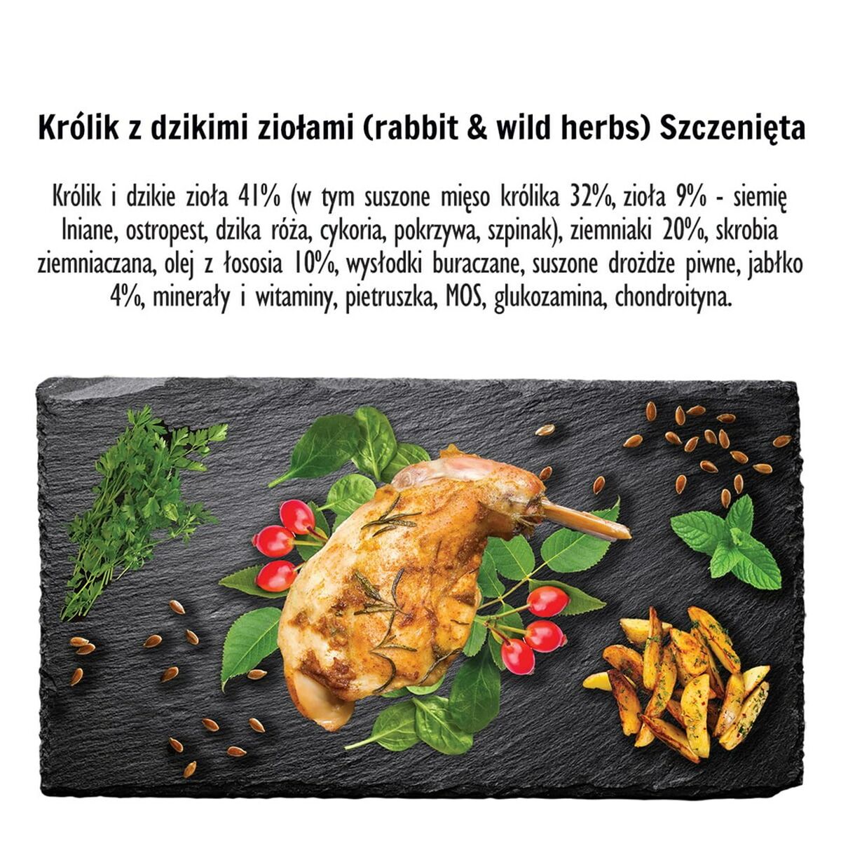 Pienso Paka Zwierzaka Puppy Rabbit with wild herbs S Conejo 9 kg