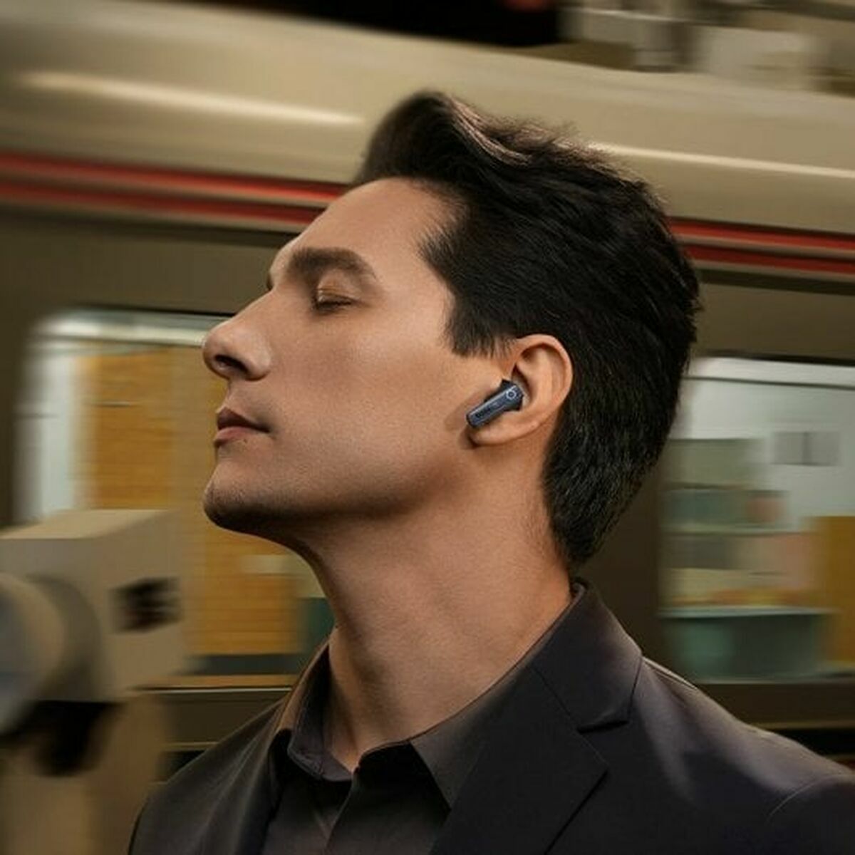 Auriculares con Micrófono Baseus A00073800123-00 Negro