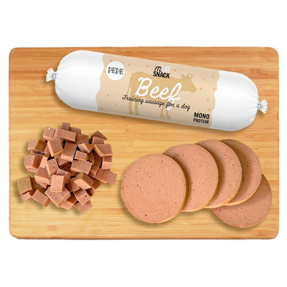 Snack para Perros Paka Zwierzaka Pepe Sausage beef Carne de vacuno 200 g