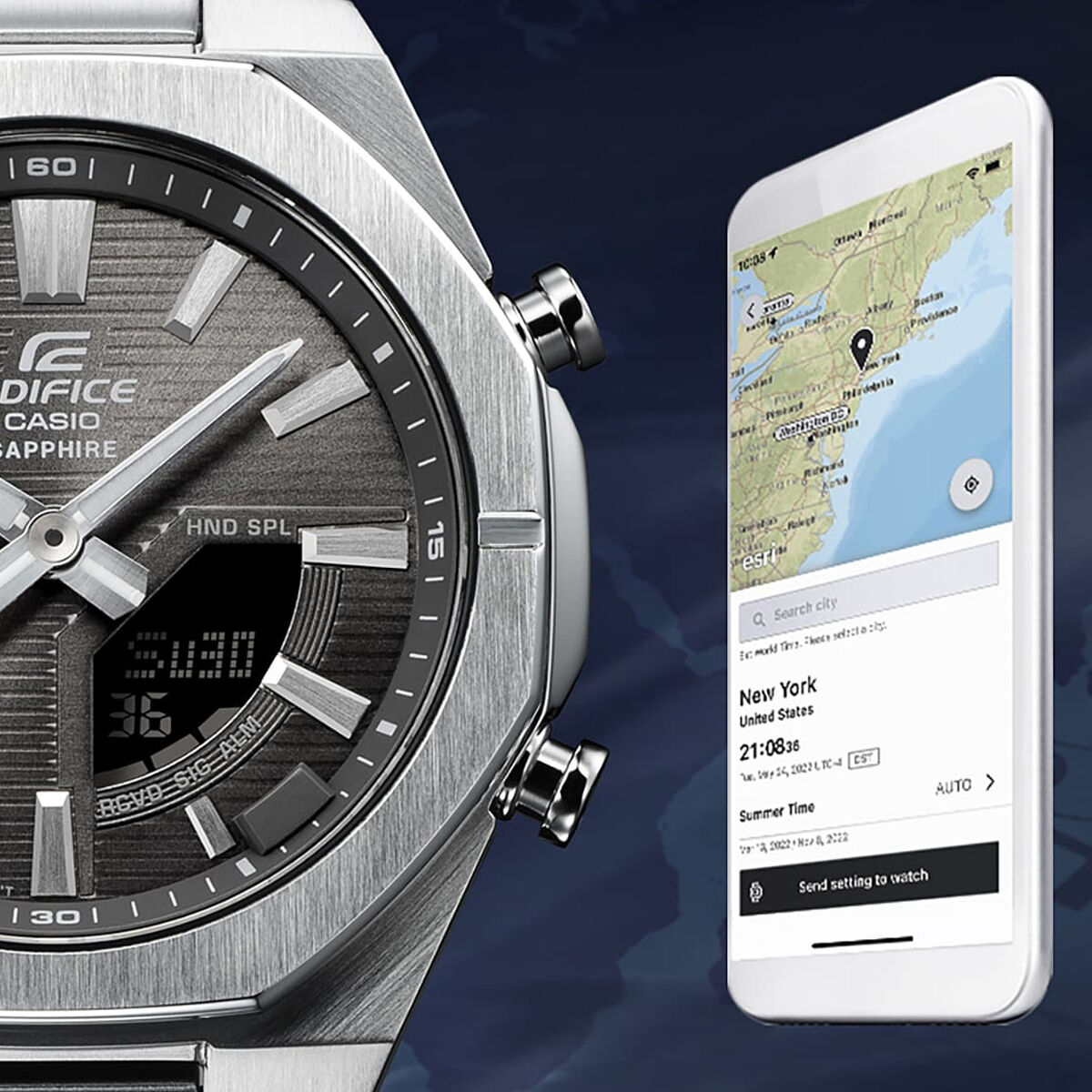 Reloj Hombre Casio ECB-S10D-8AEF